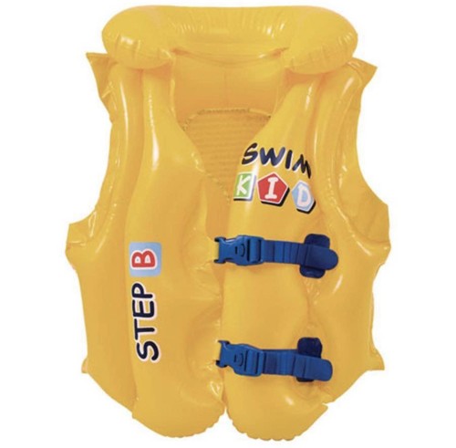 Kids swim vest step - step, b