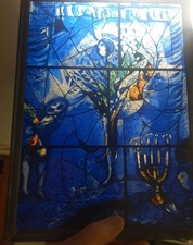 Chagall Glass Panel-America