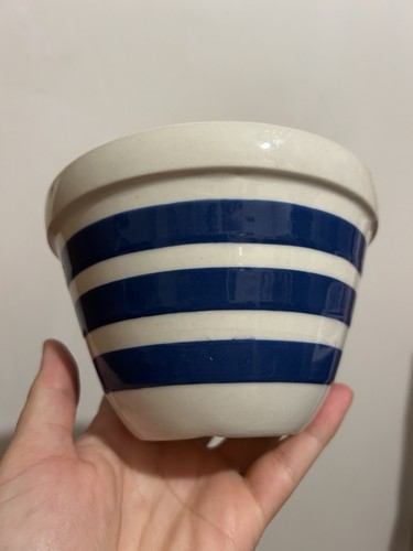 Vintage pudding bowl blue - pudding,