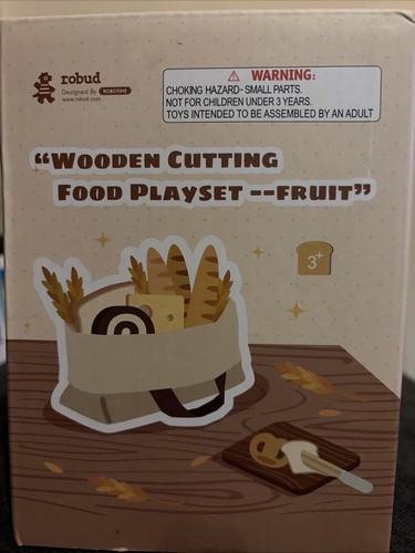 Robud kids wooden cutting set - robud,