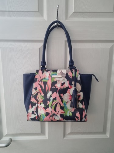 Nine west floral navy tote - nine,