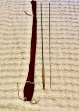 Hardy Gold Sovereign Carbon 2 Piece Trout Fly Rod & Bag, 80s classic, excellent 