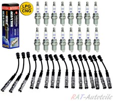 Ignition Lead Set + Spark Plug 16st MERCEDES C CLK E S SL SLK SLR M G 8 Cylinder
