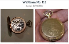 WALTHAM POCKET WATCH - GRADE