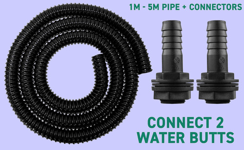 Water butt connector pipe - butt,