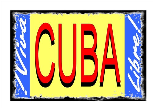 Retro style vintage cuban - style,