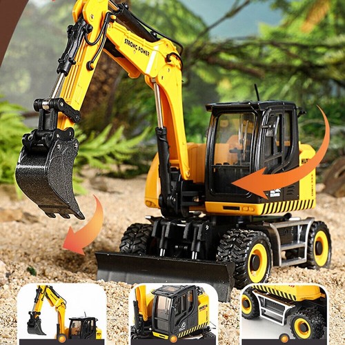 Diecast wheeled excavator - 1:50,