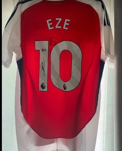 Eze signed arsenal shirt with - signed,