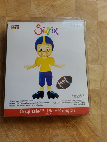 Sizzix dress ups - ups, football