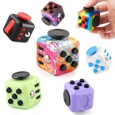Fidget Cube Spinner Stress Relief Finger Hand Magic Toy Anxiety ADHD Adult Kids