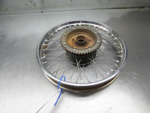 Bsa c15 rear - back, wheel