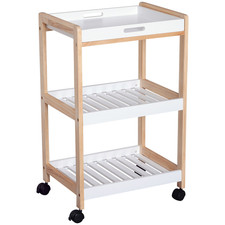 Kitchen trolley bamboo mdf - trolley,, bamboo/mdf
