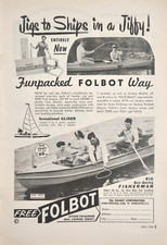 Folbot Boats Ad 1955 Print