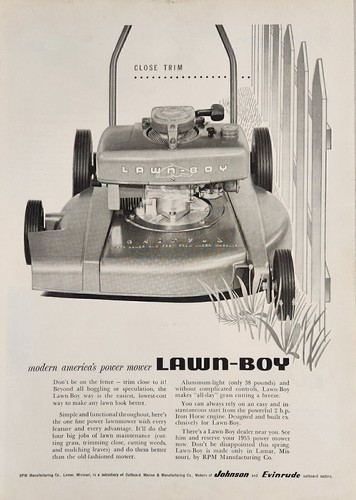 1955 print lawn - print, ad