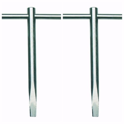 Large key zinc plated - 2,