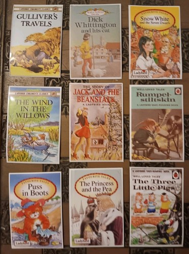 Ladybird books fridge - books,