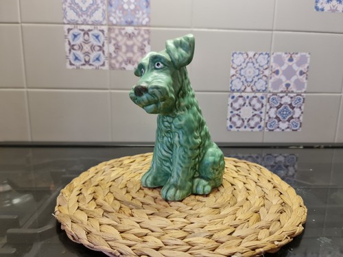 Vintage sylvac green terrier - vintage,