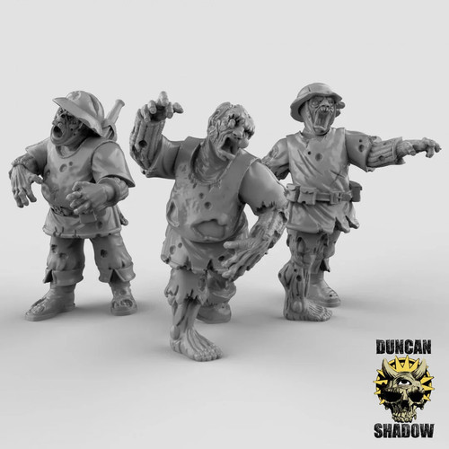 Human zombies miniature - human,