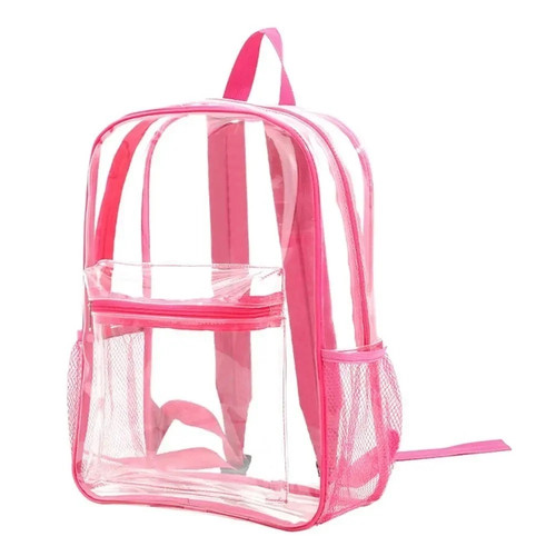 Clear transparent backpack - clear,