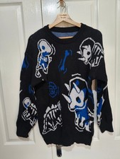 Black ' Dinosaur ' Knit Jumper