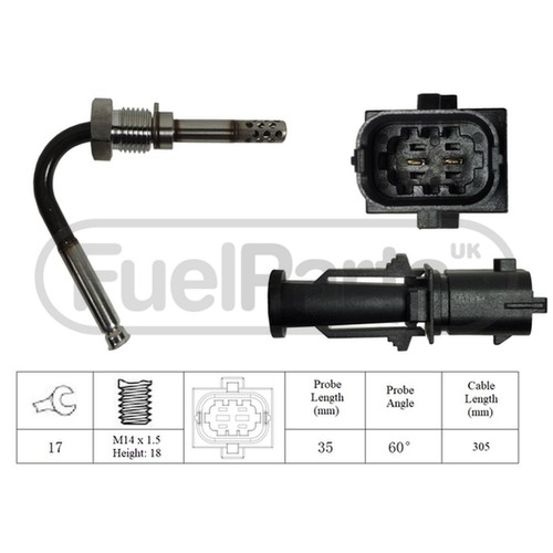 Exhaust temperature sensor - exhaust,