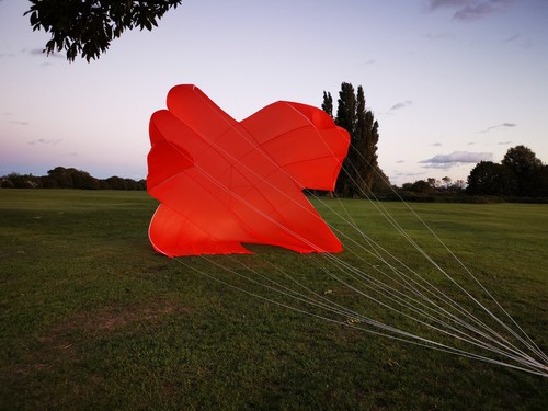Parachute canopy for model - for,