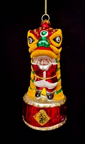 Wm22 blown glass santa - wm22,