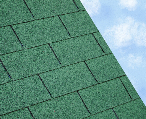 Square felt shingles - shingles, &