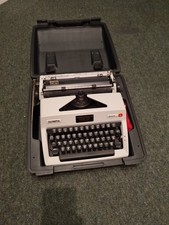 Olympia Monica Manual Typewriter with Hard Cover Made in UK