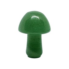 Mushroom Jade Gemstone Crystal Carved Polished Mini Carving Quirky Gift x 1