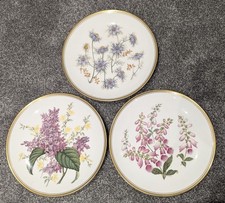 SPODE PLATES GARDEN FLOWERS #3