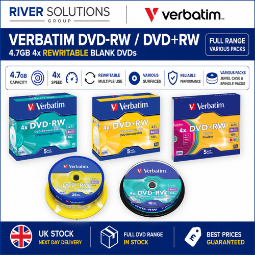 Verbatim dvd 4 - dvd-rw, dvd+rw
