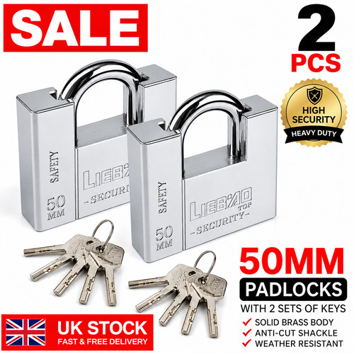 Heavy duty armoured padlock - duty,