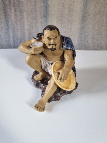 Vintage chinese mudman pottery - vintage,