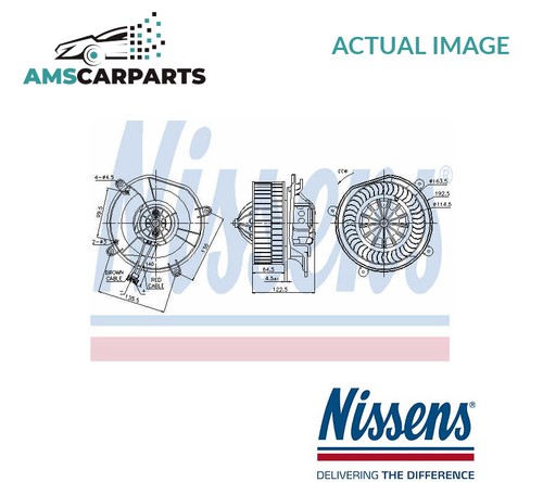 Interior blower fan - interior,