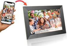 Digital Photo Frame 10 Inch Black WiFi Touch Screen 16GB Grouptronics UK