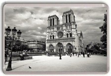 Notre Dame Cathedral Paris Fridge Magnet #1