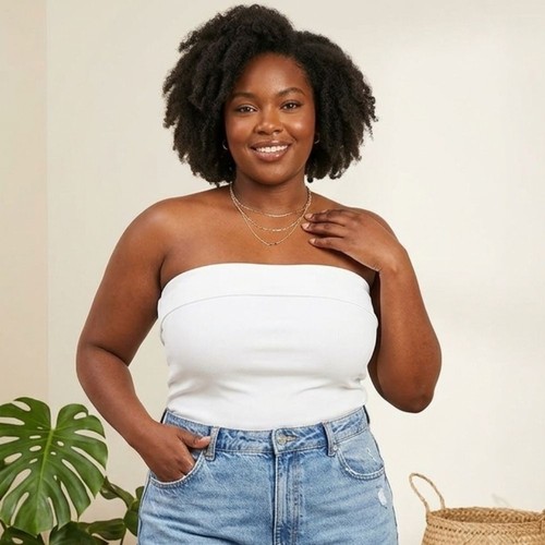 Boohoo white plus bandeau - boohoo,