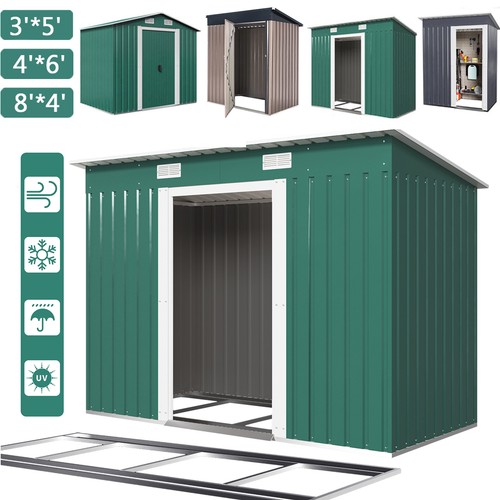 Metal garden shed 8 x - garden,