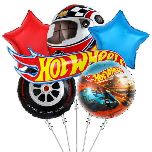 Hot wheels balloons cars - hot, party