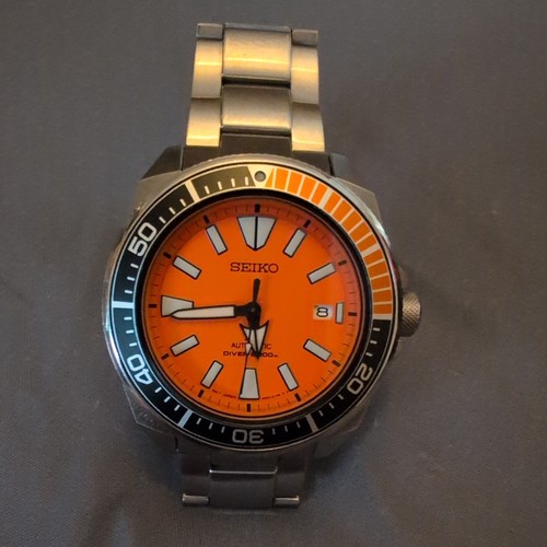 Seiko samurai prospex orange - samurai,