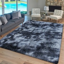 Thick Large Shaggy Rugs Non