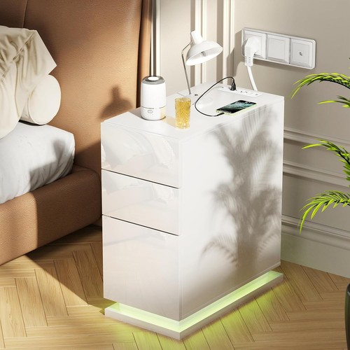 Bedside table drawers - bedside,