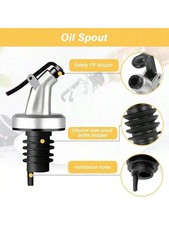 2pcs Oil Bottle Spout Pourer
