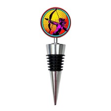 Sagittarius Wine Bottle Stopper | Pop Art Zodiac Gift | Astrology Wine Lover Pre