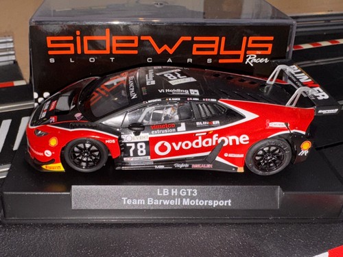 Slot car racer sideways - car,