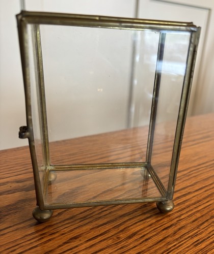 Vintage mini brass display - mini,