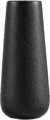 Black ceramic flower - black,