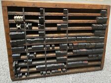 Letterpress furniture cabinet