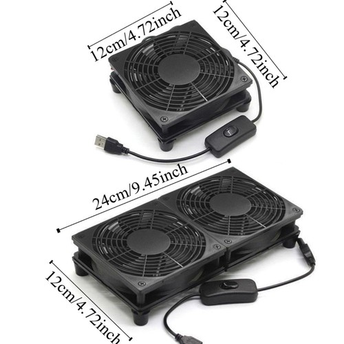 Usb cooling fan - fan, router